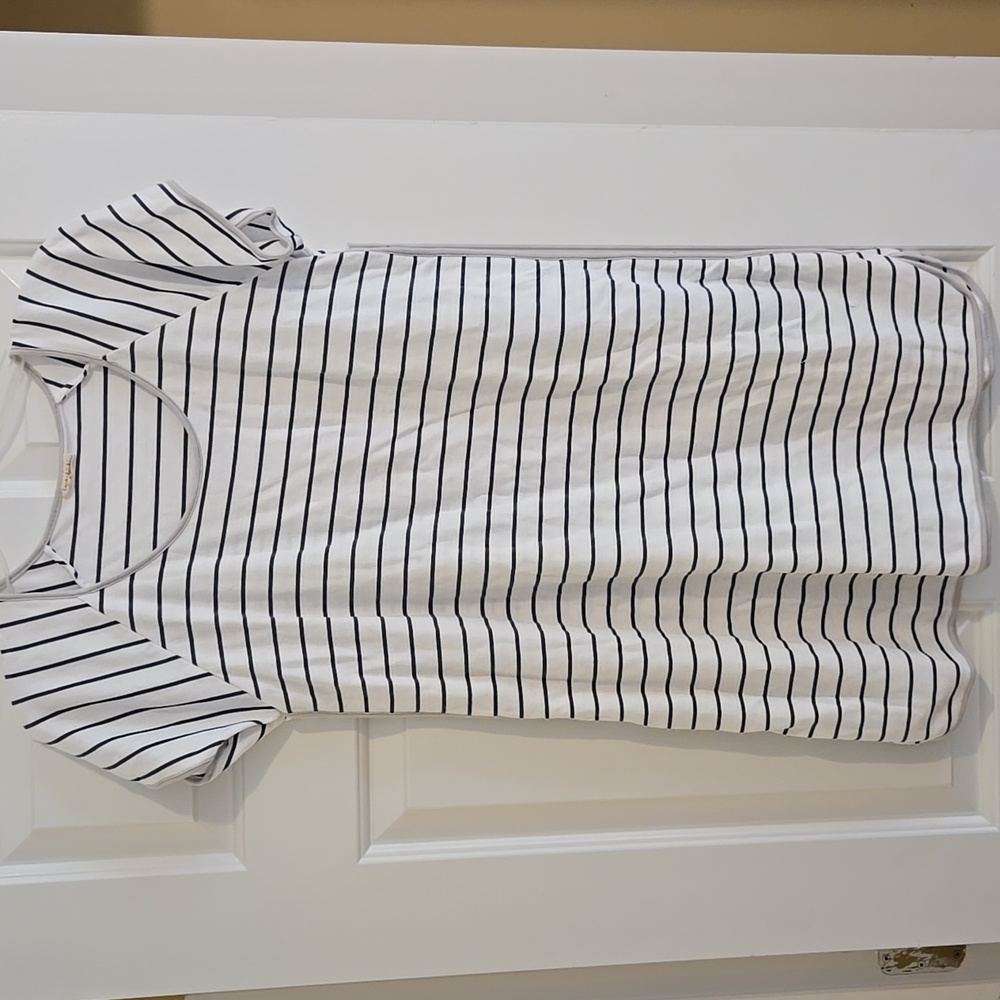 Lake Striped Blue Gown